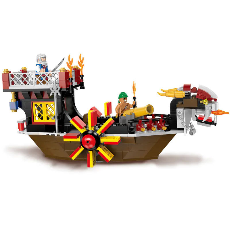 ENLIGHTEN 1307 Legendary of Pirates Series King of the Sea Building Blocks 345pcs Bricks From China