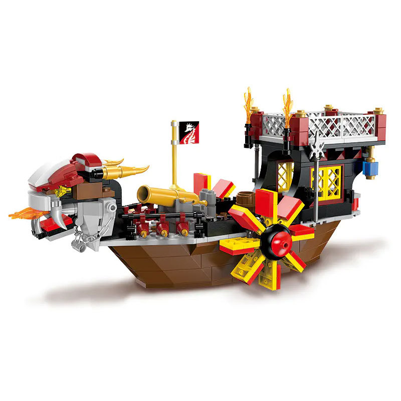 ENLIGHTEN 1307 Legendary of Pirates Series King of the Sea Building Blocks 345pcs Bricks From China