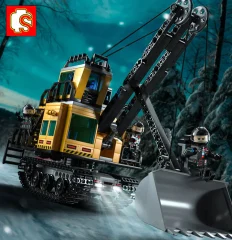 SEMBO 107026 The Wandering Earth Mining Machinery Building Blocks 484pcs Bricks Toys Model From China