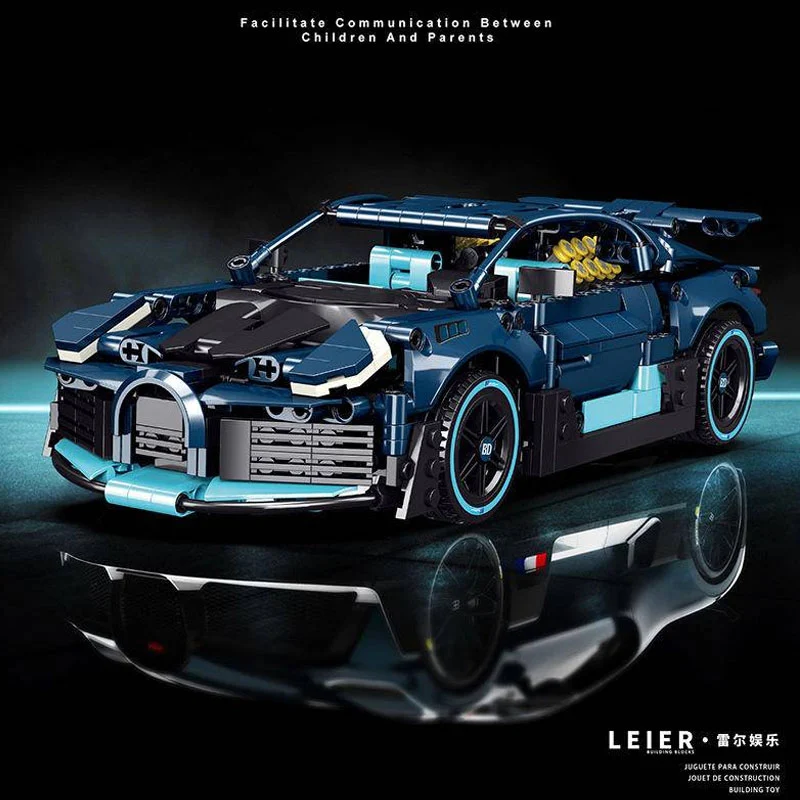 LR50031 Technic Bugatti Concept sports car building blocks 879pcs bricks Toys For Gift ship from China