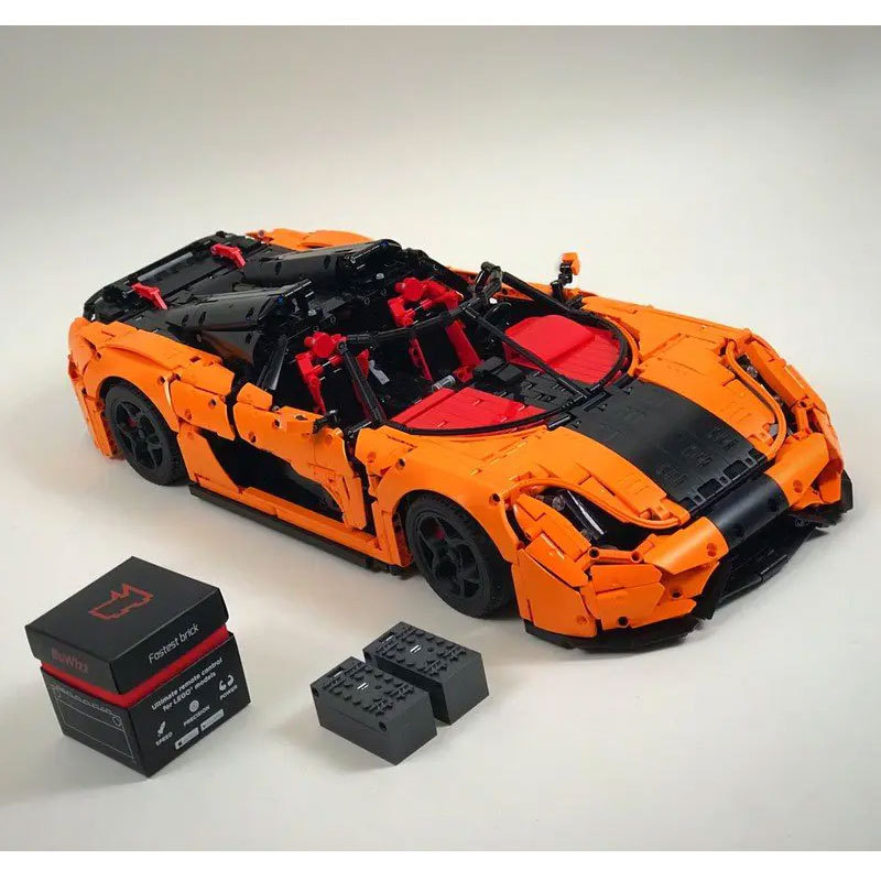 Rael J905 Technic Series Technic RC Koenigsegg Regera 1:8 Model Building Blocks 4239pcs Bricks Toys Ship From China