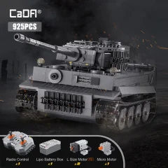 【With Motor】Cada C61071 Sd.Kfz. 181 Tiger Tank Military