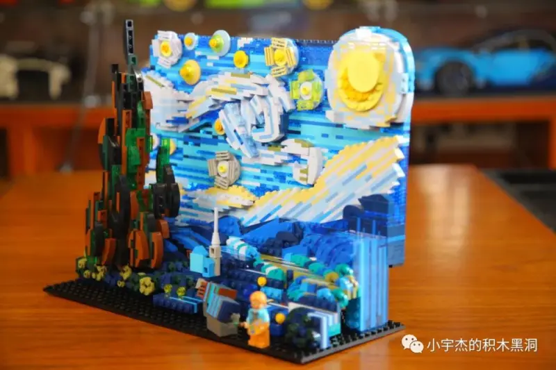 DK 3001 Idea Series Vincent van Gogh: The Starry Night Building Block 1830pcs Bricks Toy from China