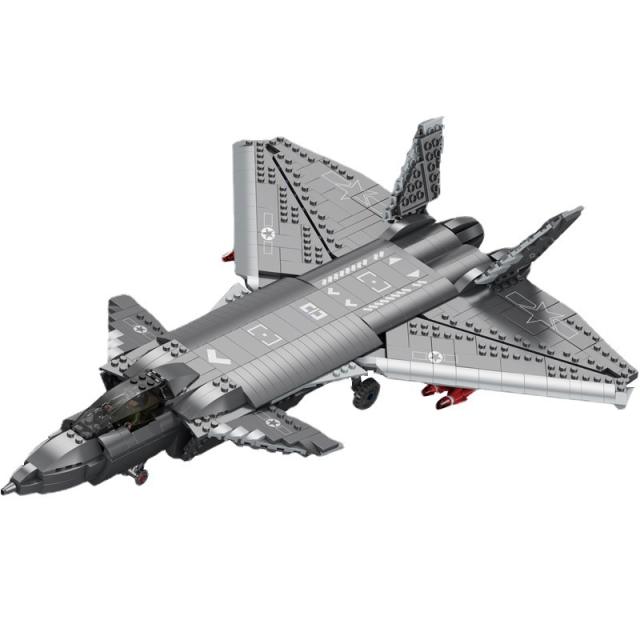 MINGDI K089 Military series J20 Stealth Fighter Building Block model 1001pcs Ship From China
