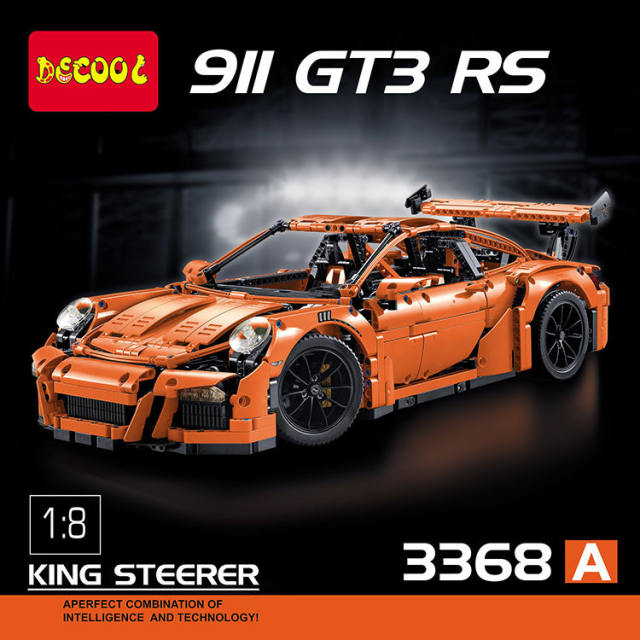 90089A 90089B 90089C Technic 'Porsche' 911 GT3 RS Sports car Building Block model 2728pcs Ship From China