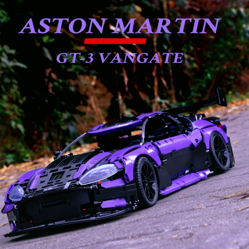 C001 Technic Series Aston Martin Vantage GT3 Building Blocks 3850pcs Bricks Toys Model Ship From Europe 3-7 Days Delivery