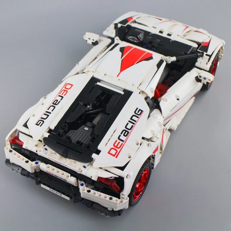 CaDa C61018 Lambor Ghinied Huracan LP 610 Super-Car Building Blocks 1696pcs Bricks Toy Ship From Europe 3-7 Days Delivery (With Motor)
