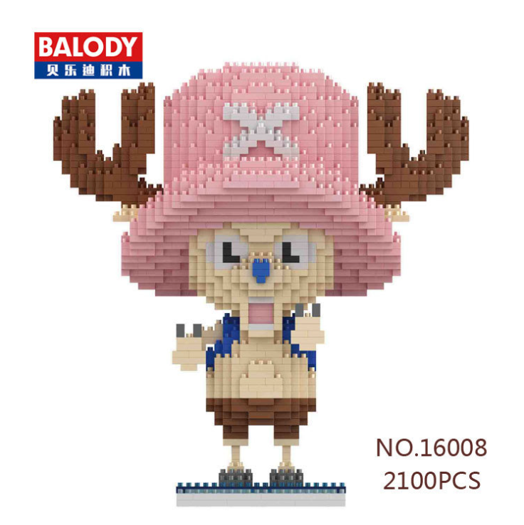 【Clearance Stock】Balody 16008 One Piece Tony Tony Chopper Micro Building Block