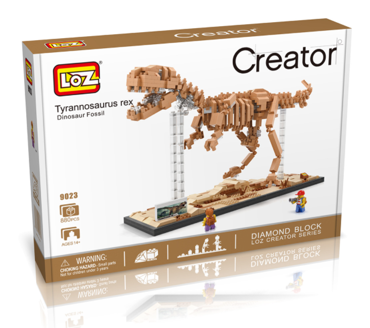 【Clearance Stock】LOZ 9023 Dinosaur &quot;Fossil&quot; Micro Building Block