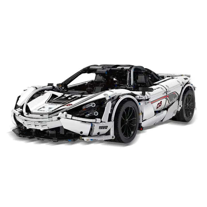 【Clearance Stock】Mould King 13145 Technic Series McLaren 720S 1:8 Model White Color Building Blocks 3176pcs Bricks Ship From China MOC-46762