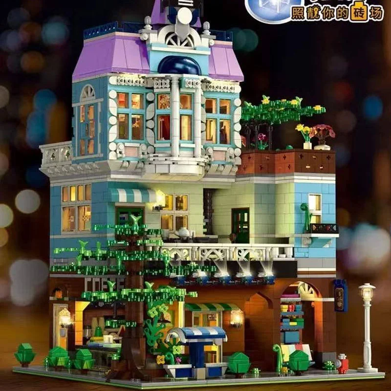 Mould King 16004 Expert Series Coffee Cafe Shop Building Blocks 3430pcs Bricks Toys Model From China