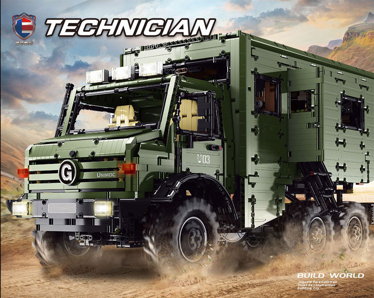 J907 Technic Series Rael Mercedes-Benz Unimog Building Blocks 6689pcs Bricks Toys Ship From USA 3-7 Days Delivery