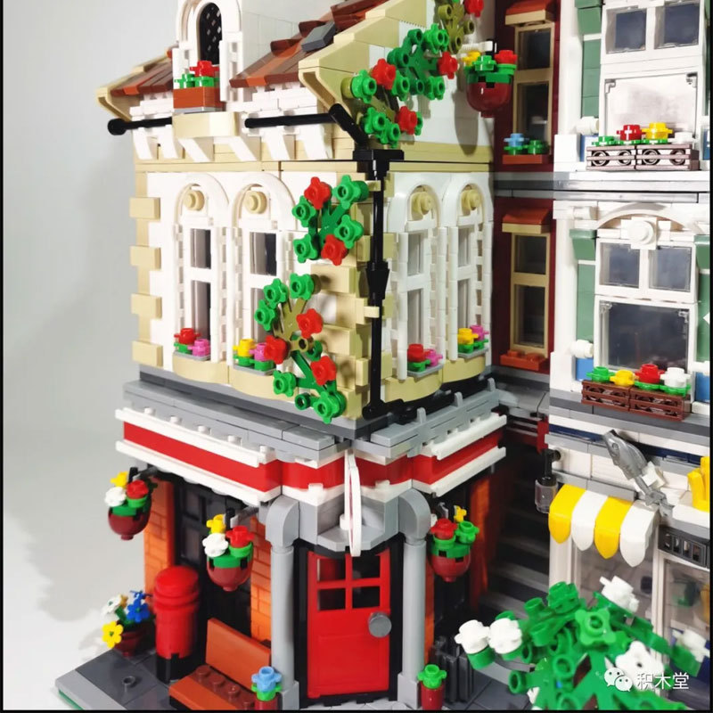 Urge 10198 MOC Street View Series Post Office Building Model Children's Puzzle Building Blocks 3716pcs Bricks Ship to USA 3-7 Days Delivery