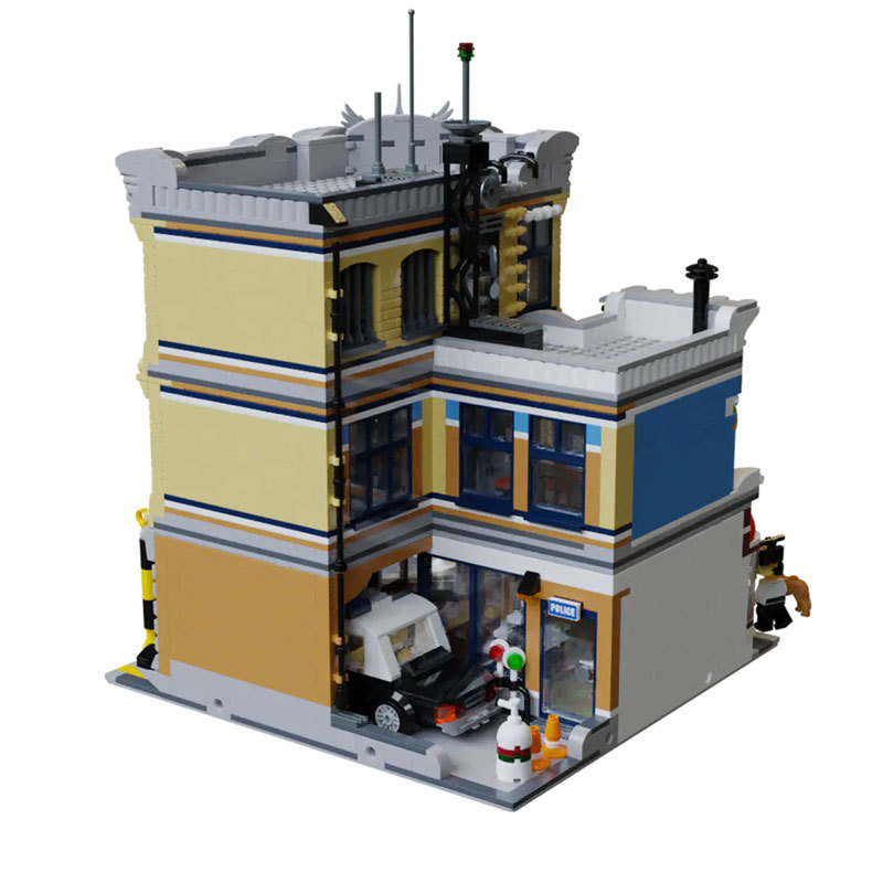 Urge 10199 Brick Town &quot;Police&quot; Station Building Blocks 2967pcs Bricks Ship to USA 3-7 Days Delivery