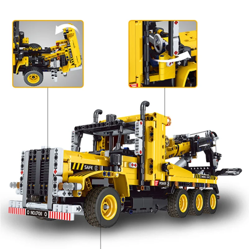 【Clearance Stock】Mould King 17011 High-Tech Series Tow Truck Building Blocks 1250pcs Bricks MOC-43434 Ship From China