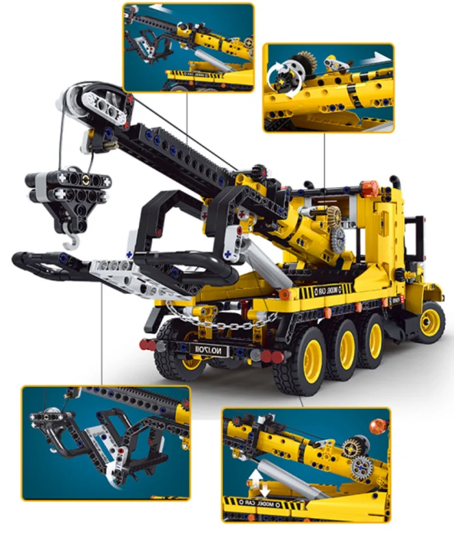 【Clearance Stock】Mould King 17011 High-Tech Series Tow Truck Building Blocks 1250pcs Bricks MOC-43434 Ship From China