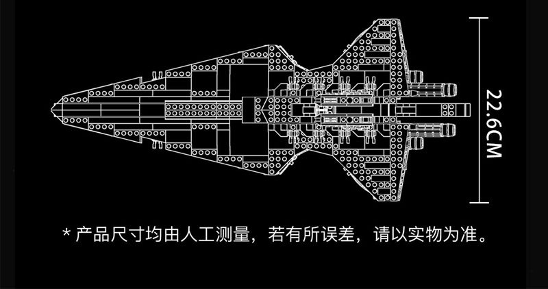 Super18K K107 Star Warship Explore The Universe Put Together Building Blocks 944pcs Bricks From China