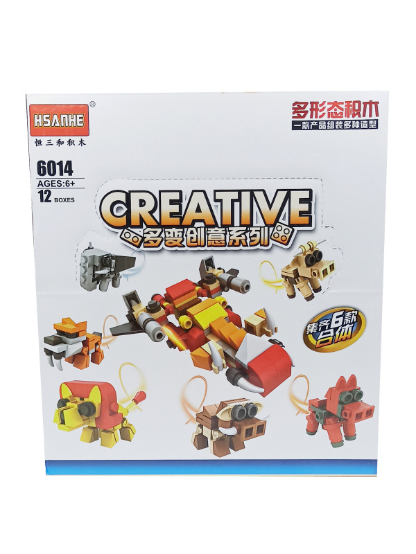 【Clearance Stock】HSANSE 6014 Movie &amp; Game 6pcs/lot Robot Blocks Ship From China