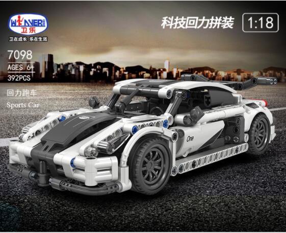 &quot;Winner&quot; 7098 Sports Car Childern Building Blocks 392pcs Bricks Toys Ship From China.