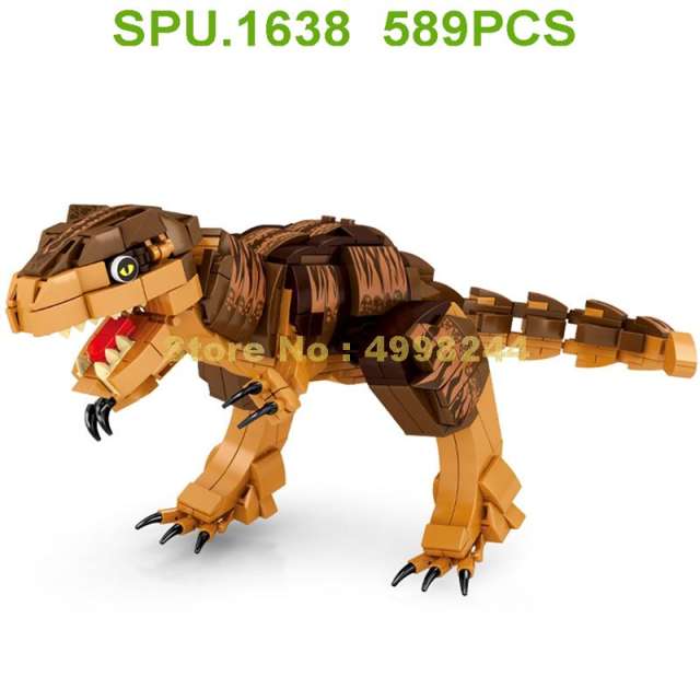 SY1507 589pcs Jurassic Dinosaurs Carnotaurus 4 Building Blocks Toy from China.