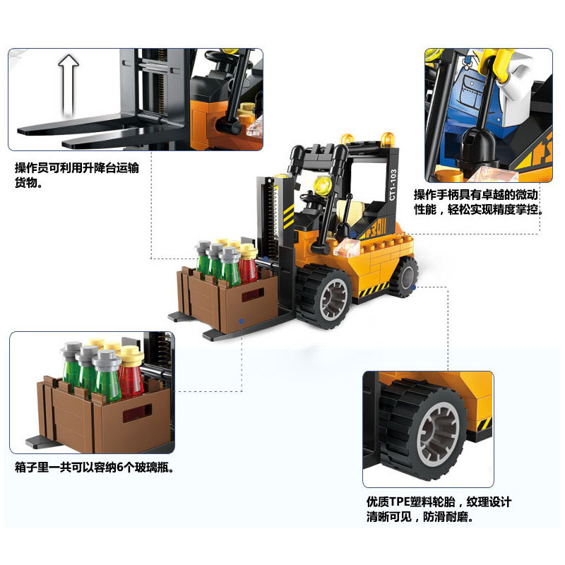 【Clearance Stock】Qman 1103 City Forklift Blocks Ship From China