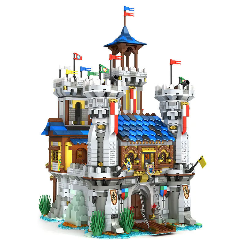 Rebbrix 66006 Military Medieval Lion Country Castle Building Block City Town 2722PCS Bricks Model Set Toys From China