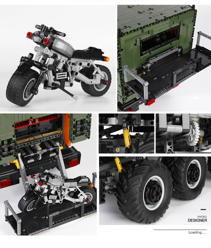 J907 High-Tech Series Rael Mercedes-Benz Unimog Building Blocks 6689pcs Bricks Toys Ship From Europe 3-7 Days Delivery