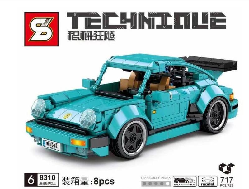 SY 8310 717Pcs Science High-Tech Educational Building Blocks Toys Car Model From China