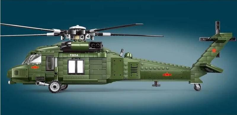 NEW T3014 Airplane 718pcs Building Blocks World War II Army Troops Figures Bricks Kids Toy Ship From China.