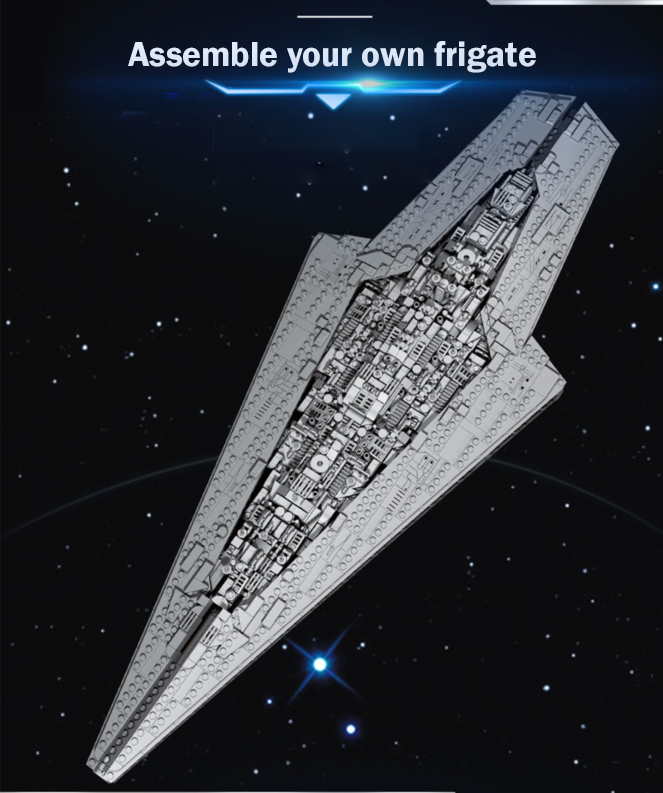 Super18k K109  Star Warship Series Super Star Destroyer Model Set 2116pcs Bricks Gift Toys From China.