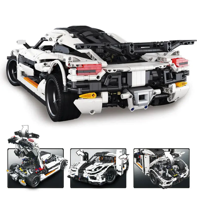 23002 High-Tech Series Koenigsegg One:1 Model Kit Classic Toys Building Blocks 3021pcs Bricks Ship From China