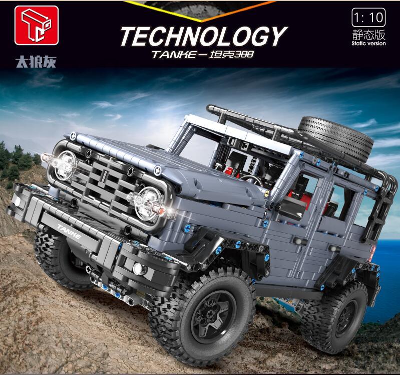 High-Tech 1:10 Static Version T5015B Car Model Building Blcoks 2860pcs Brick Toy Ship From China.