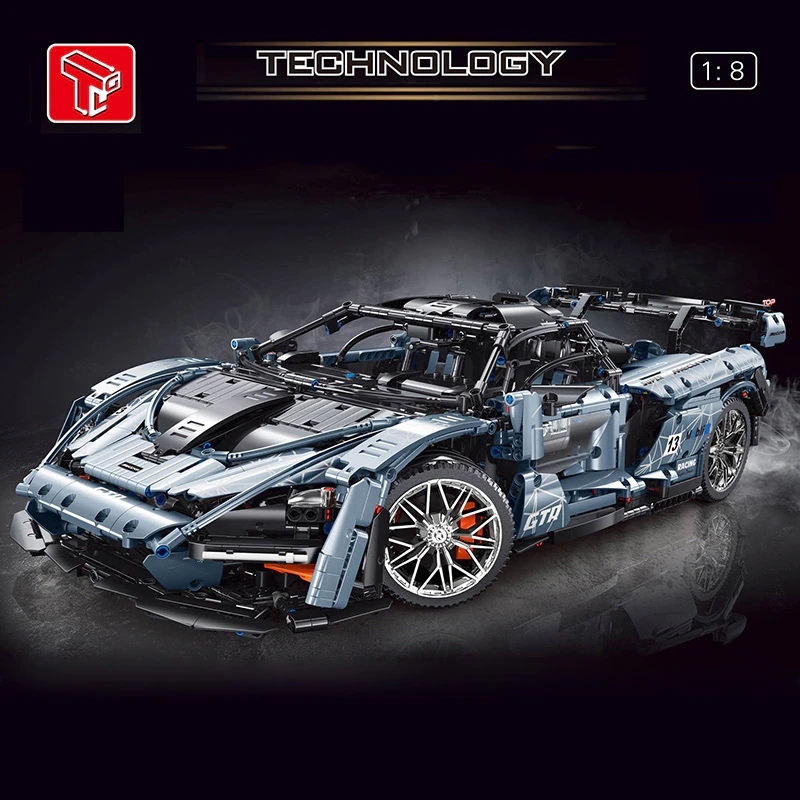 TGL T5013A 3780PCS High-Tech Famous Sports Car McLaren Senna Building Blocks Bricks Educational Toys without Motor from China.