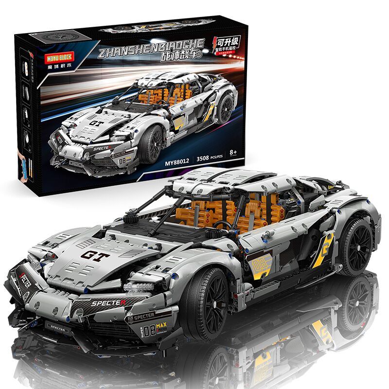 MOYU MY88012 Supper Sport Car Model Building Blocks 3508pcs Bricks Gift Toy From China