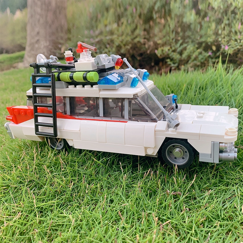 MOC Custom “ghostbusters ECTO-1”Model Car 300pcs bricks creator kids toy ship from China.