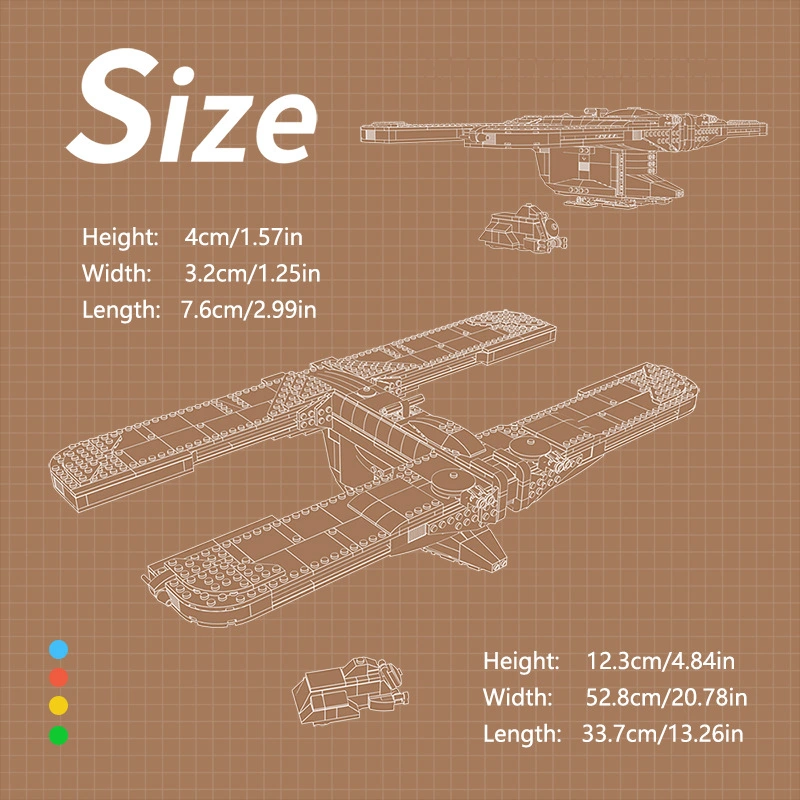 BuildMoc Star Wars Series C-9979 Landing Craft Adult Gift Ship From China（PDF manual）