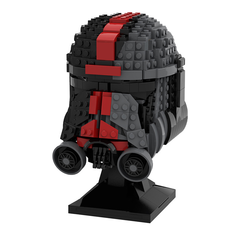 BuildMoc Star Wars Series Defective Squad “Hunter” Helmet Moc Set Ship From China