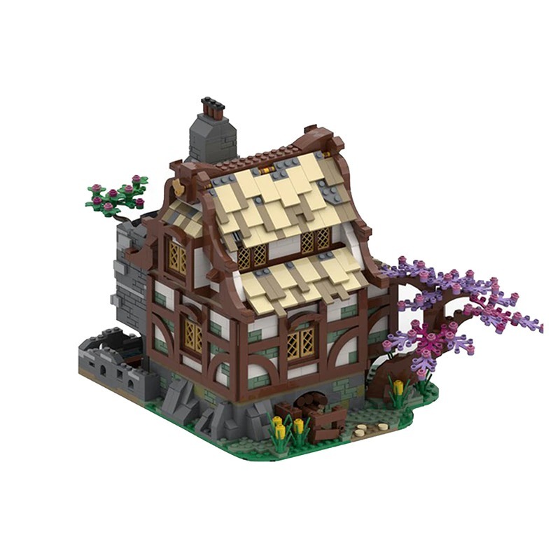 MOC-68083 Building Block Idea Medieval Farm Street View Model Constructor House 1791PCS Bricks Toys with PDF instruction ship from China.