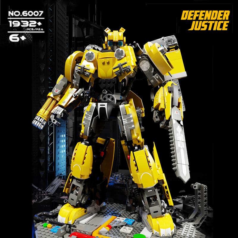 MOC TL6007 Building blocks Model Transformers Movie Bumblebee creator 1932PCS Transformers bricks ship from China.