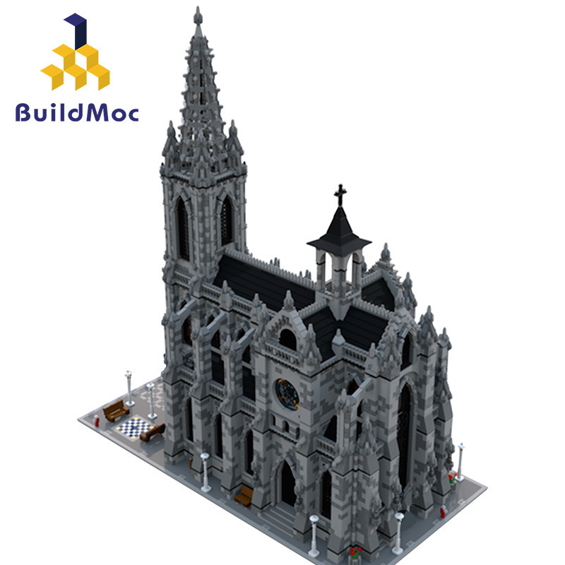 Build MOC MOC-29962 Building Blocks  Big Modular Cathedral 21755pcs bricks Educational Toys from China.（PDF manual）