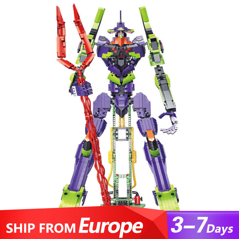 K124 Super 18K No. 1 Machine Anime Model Mecha Warrior Boy Assembled Highly Difficult 3359Pcs Bricks Ship From Europe 3-7 Days Delivery
