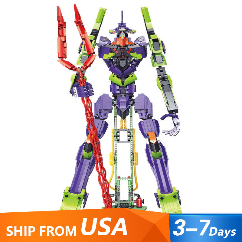 K124 Super 18K No. 1 Machine Anime Model Mecha Warrior Boy Assembled Highly Difficult 3359Pcs Bricks Ship From USA 3-7 Days Delivery