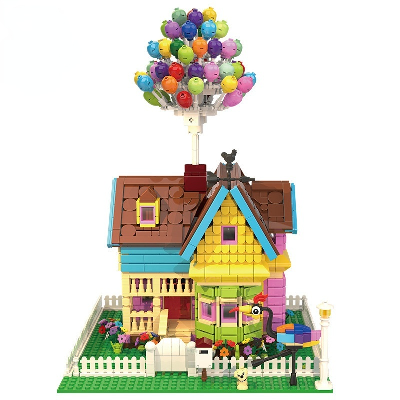 【Clearance Stock】DK3006 MOC balloon House Children's puzzle assembly and small particle building block toy ornaments 1887PCS from China.