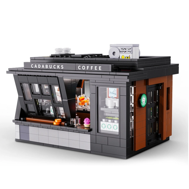 Cada C66005 Coffee Shop 768PCS Building Blocks Cafe DIY Bricks Toys USB Lights Included  from China Delivery.