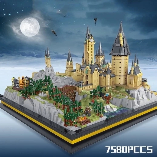 Mork 032102 MOC 7580pcs Movie Harry Potter Hogwarts School of Witchcraft and Wizardry Toy building Blocks from China