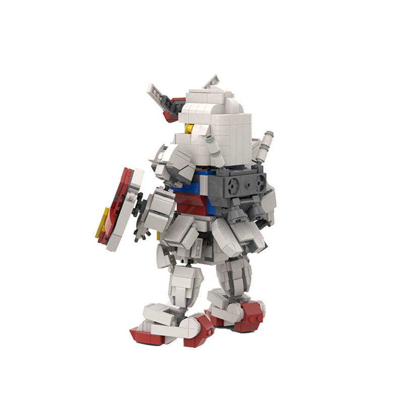 BuildMoc MOC-43683 Set Gundam RX-78 Building Block Toys Compatible with Lego Building Block Toys Ship From China