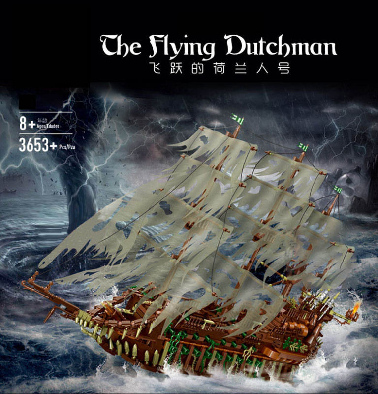 In Stock Mould King 13138 The Flying Dutchman Building Blocks 3653pcs Bricks Ship From Europe Ware-house