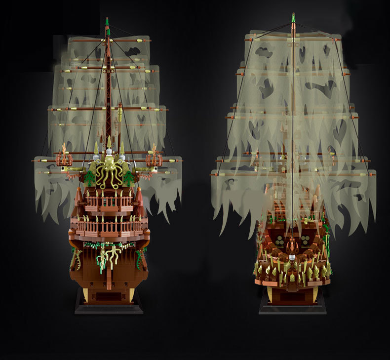 In Stock Mould King 13138 The Flying Dutchman Building Blocks 3653pcs Bricks Ship From Europe Ware-house