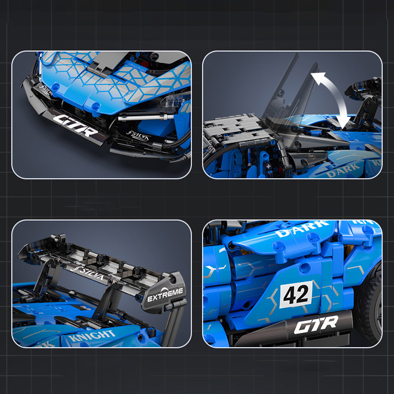 コレクション Ta-kA63 CaDA C63003 McLaren Senna Dark Knight GTR Building Blocks Toy Set