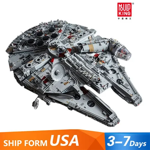 Mould King 21026 Star Destroyer Building Blocks Millennium Falcon ROTJ (Mark II) 12688pcs Bricks Ship from USA 3-7 Days Delivery